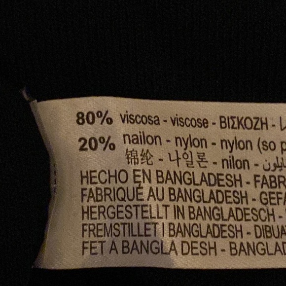 NWT. Zara Black Viscose Blend Knitwear Sleeveless Bodysuit. Size S. - Picture 8 of 9